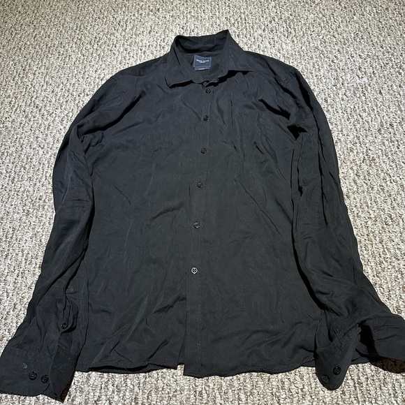 TWO Grand Frank 100% lyocell shirts Size L - Picture 4 of 6